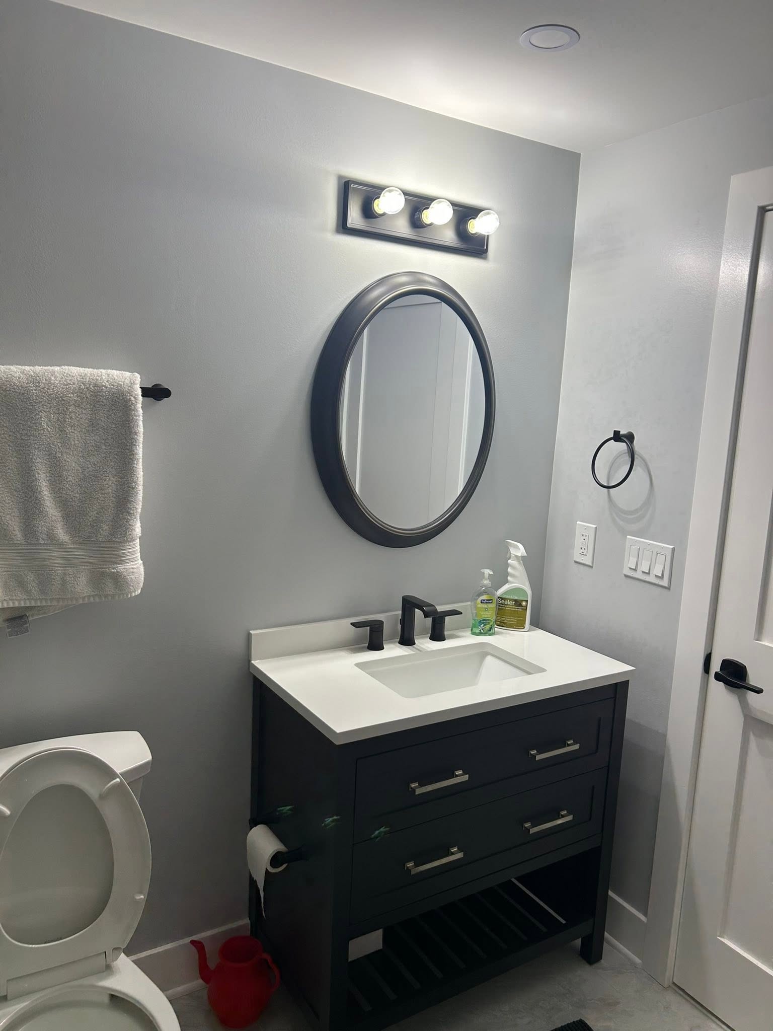 Custom basement buildout