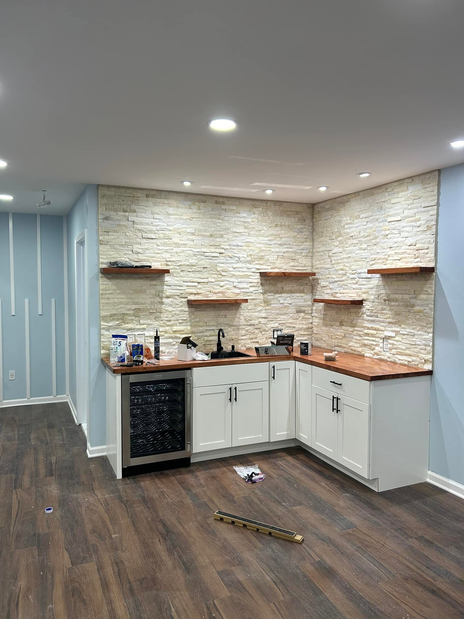 Finished basement in Canton, MI