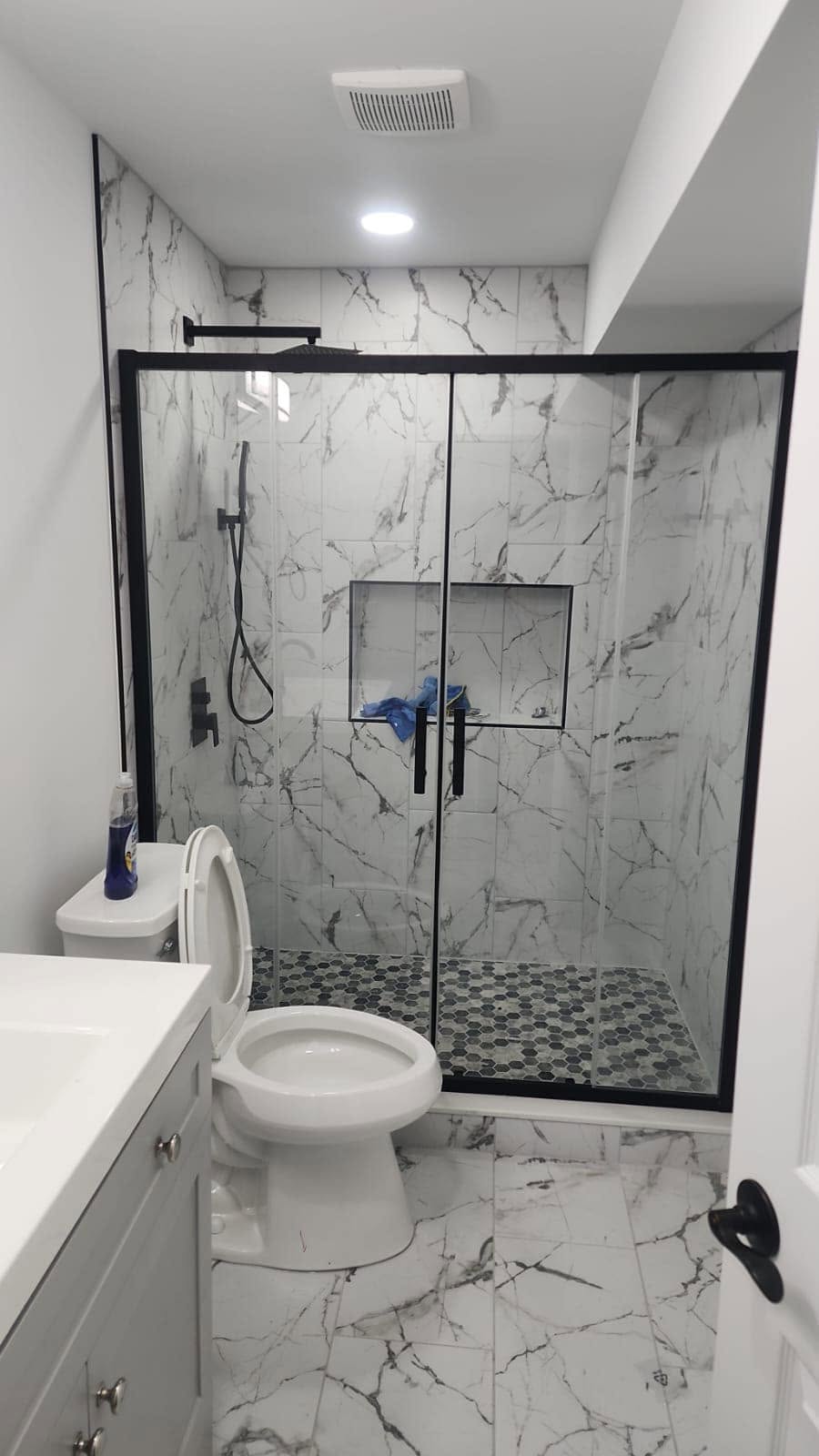 Finished basement in Canton, MI